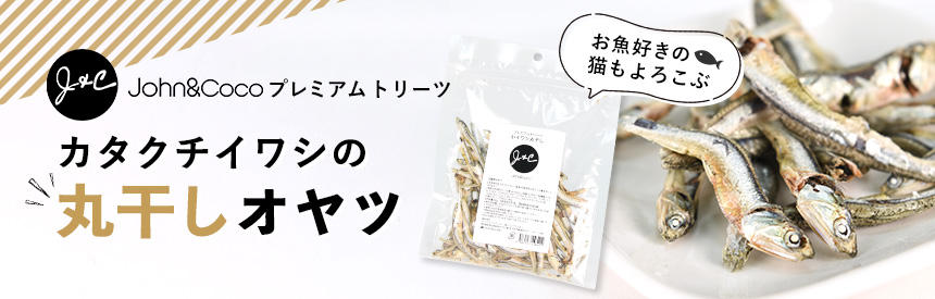 【新商品】お魚くわえた〇〇猫！？カタクチイワシの丸干しオヤツ NEW