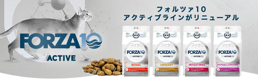 【リニューアル】フォルツァ10《腎臓 / 下部尿路 / 消化器 / 皮膚》各症状の療法食