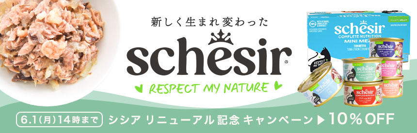 【6/1(月)14時まで】生まれ変わった『schesir(シシア)』リニューアル記念【10％オフ】キャンペーン《第②弾》
